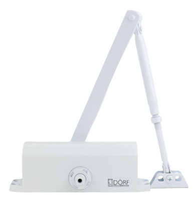  DORF Дверной доводчик L-8224, Белый