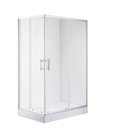 Душевой уголок MINO, прозр. стекла, прямоугольный, хром MN-128PСR-SD-C