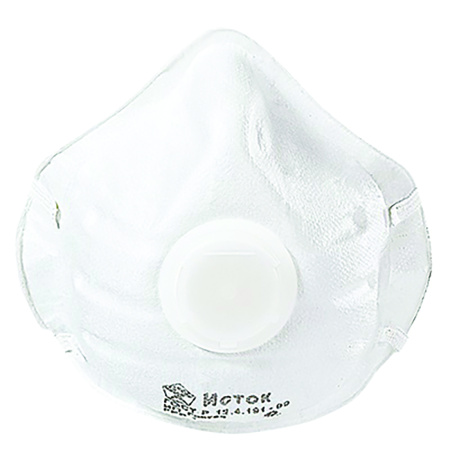 Полумаска "Исток-1-ФК" FFP2 с клапаном выдоха, фильтрующая