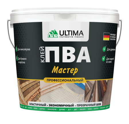 Клей ПВА ULTIMA Мастер, ведро