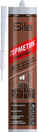 Sila PRO герметик акриловый для паркета, Орех, 280 мл 